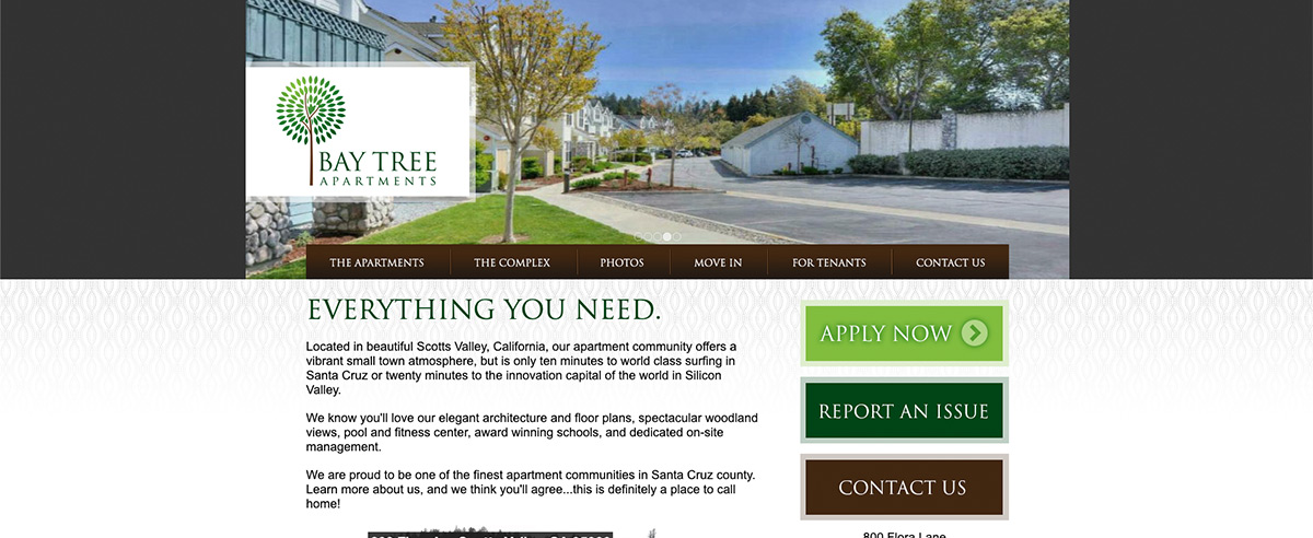 Image for post about A Branding and Website Refresh for Bay Tree Apartments