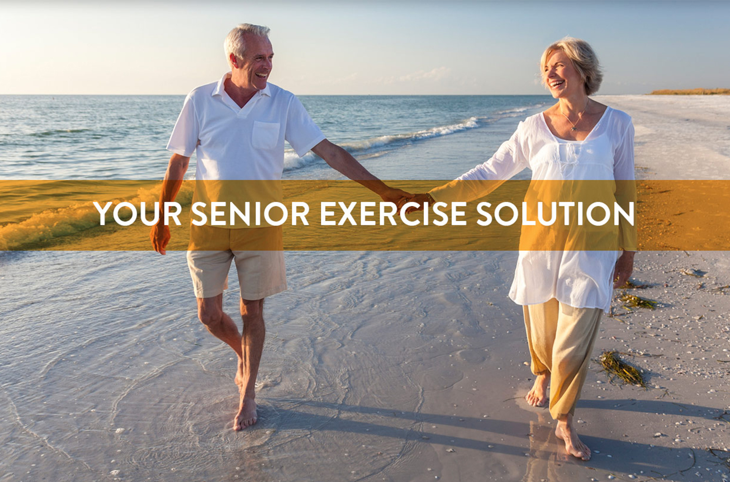 Mobility Matters Two people happily walking on the beach holding hands