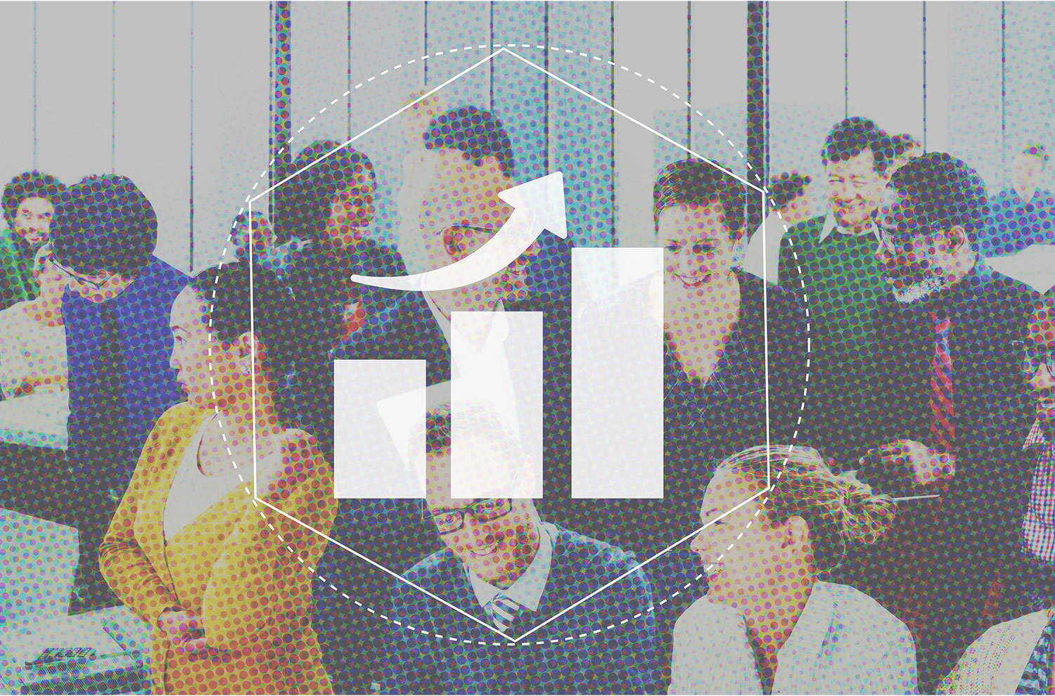 Domain Prices Image of people with an increase graph overlay